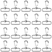 HONGECB 20 Piezas Swivel Gatillo Ganchos- Mosquetones Ganchos- Llavero De Aleación Giratoria Fuerte Utilizado Para…
